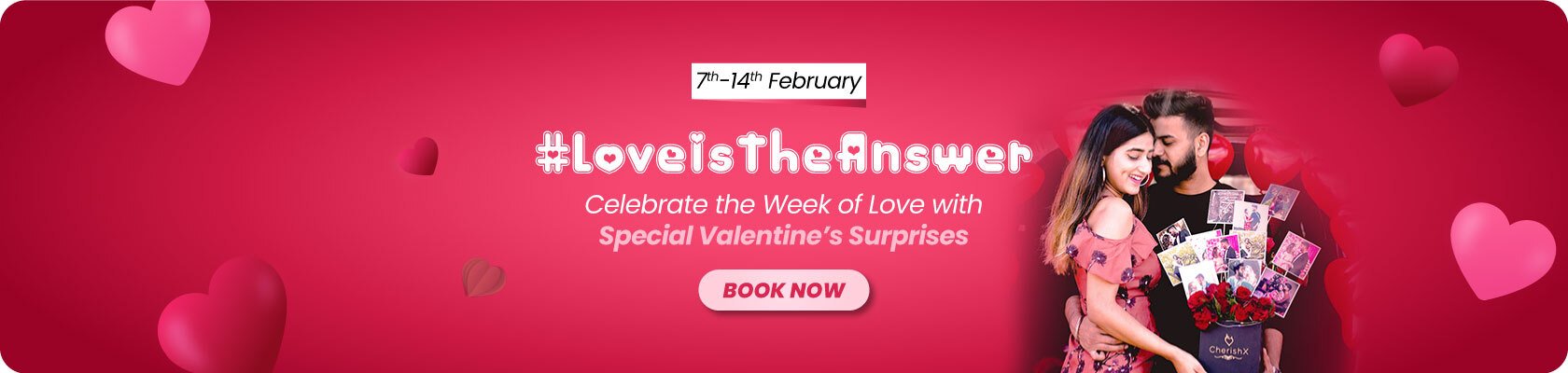 Celebrate the week of love with Special Valentine's Surprises